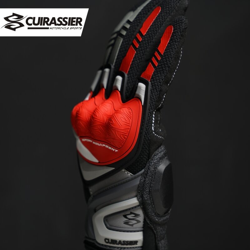 Cuirassier – gants de protection réfléchissants pour Moto, écran tactile nuit, protection pour motocyclistes, Motocross