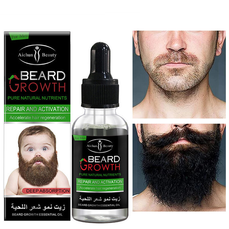 Масло для ухода за бородой с витамином Е, предотвращает выпадение волос, глубоко питает, способствует росту бороды, защищает волосяные фолликулы, мягко питает бороду