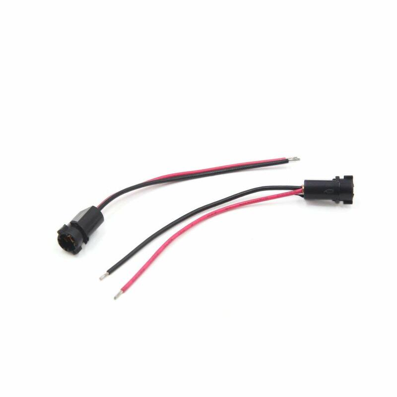 2/3/4/5/10Pcs T5 Panel Light Lamp Bulb Dashboard Indicator Extension Wire Harness Socket Connector for Car T5 Light Socket