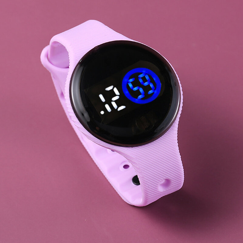 Wodoodporny elektroniczny LED cyfrowy Relogio Infantil dla dzieci z motywem sportowym zegarek galaretki pasek dzieci zegarek moda zegarek dziewczęcy chłopiec prezent