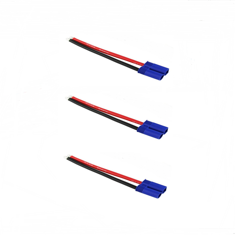 EC5 Male Female 5mm Bullet Connector Plug Pigtail Cable 100mm 12 AWG Silicone Wire for RC  Battery Charger FPV Car Boat