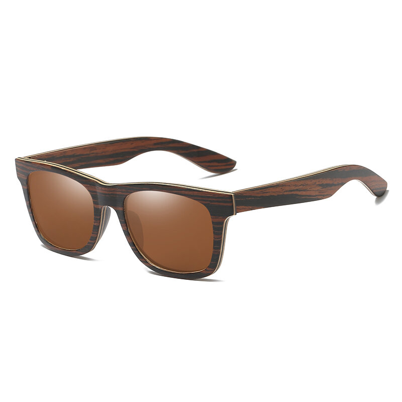 GM – lunettes de soleil polarisées en bois et bambou, faites à la main, livraison directe/fournir des photos, S043