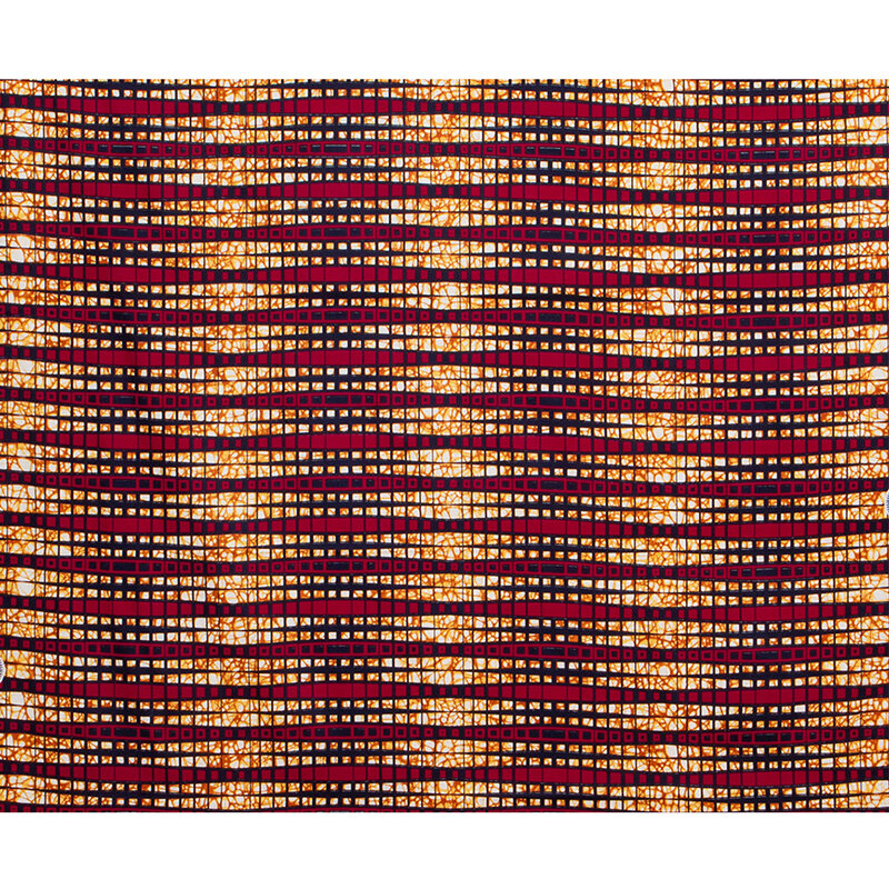 Tela de cera Vintage para mujer, 2021 algodón, diseño geométrico, estampado de cera Real, estilo Ankara, Nigeria, 100%