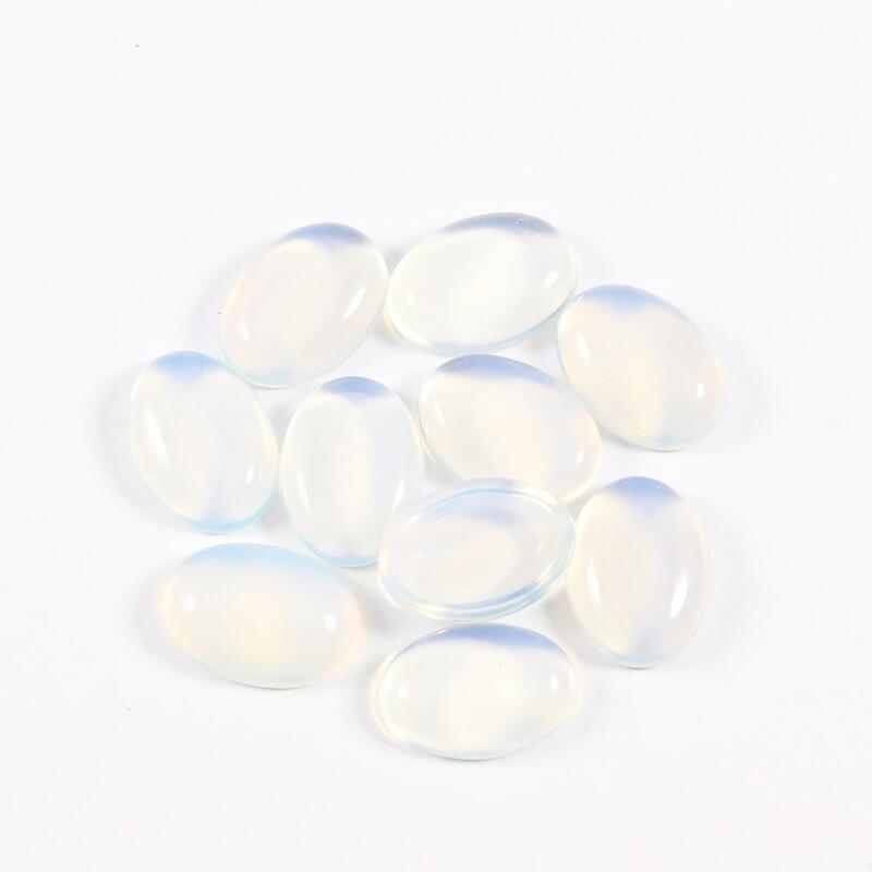 10x14mm 13x18mm Natural Stone Beads Oval Cabochon Loose Bead For Bracelet Earring Jewelry DIY Craft Making Accessories