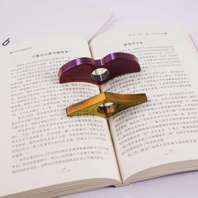 Molde de silicona con espejo de cristal para fabricación de joyas, herramientas de lectura de anillos de libro de varios estilos, DIY