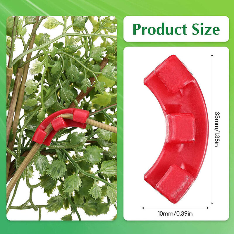 10Pcs 90 Degree Plant Benders Trainer for Low Stress Control Training Plants Training Curved Growth Plants Bending Clips Holder