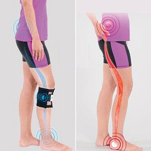 1pc Magnetic Knee Sleeves Sports Fitness Relaxing Knee Brace Knee Support Braces Knee Pads Knee Protector Pad Knee Sleeve