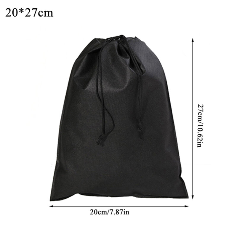 Fashion Non-woven Fabrics Drawstring Bag Shoes Travel Portable Organizer Toiletry Bag Case Clothes Backpacks Shopping Bag