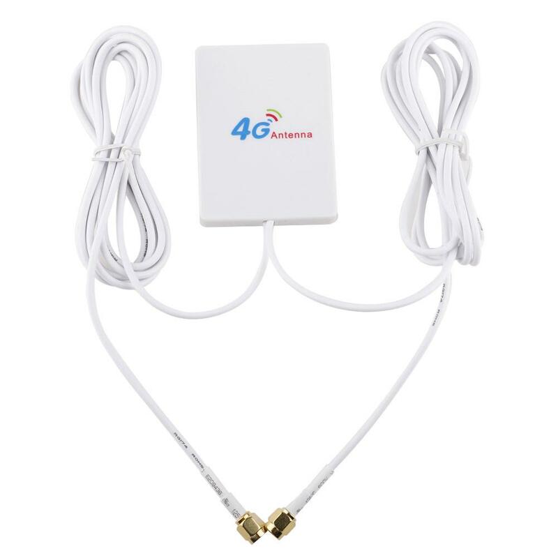 Conector SMA 4G LTE Pannel antena, conector deslizante Dual para HuaweI 3G 4G LTE Router módem aéreo