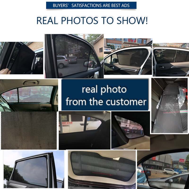 Custom fit Magnetic Car Sun Shade UV Protection Car Curtain Car Side Windows Sun Visor Shield Sunshade For MG ZS 2017 2018 2019