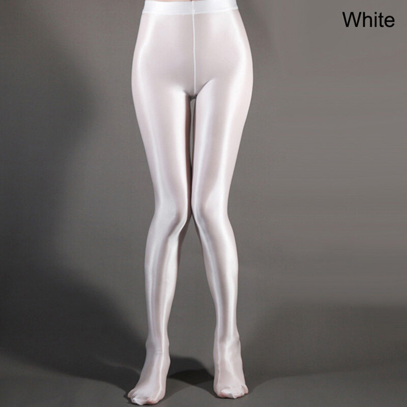 Leggings femininas transparentes de cintura alta, monocromáticas, sem costura, elastano, brancas, pretas, calças sensuais, dança para meninas, novo, 2022