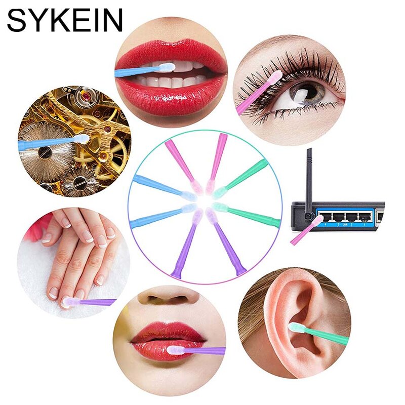 50 Pcs/pack Disposable Makeup Brushes Swab Durable Micro Mascara Brush Eyelash Extension Individual Lash Removing Tools