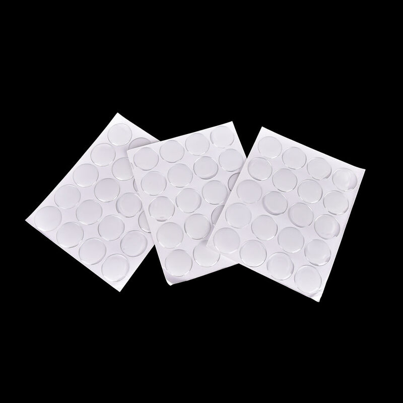 100 pz/foglio 25mm cupola rotonda 3D resina di cristallo autoadesivo Patch punti etichetta adesivi epossidici trasparenti per tappi di bottiglia creazione fai da te