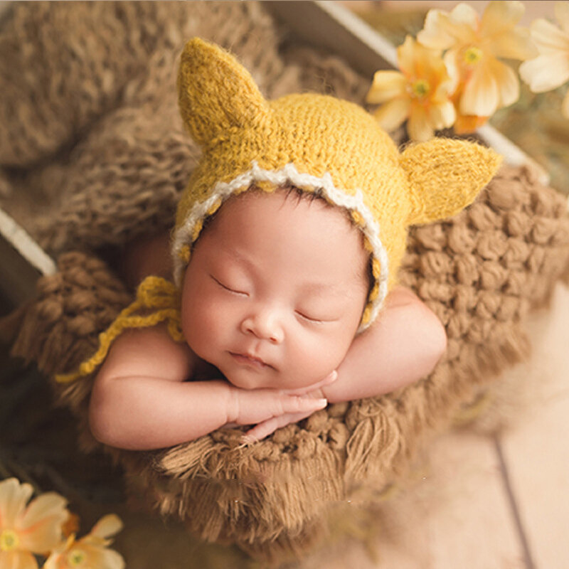 Baby Photography Props Cotton Babys Growth Memorial Photoshoot Accessories Infant Photo Costume Props For Newborns Baby Blanket