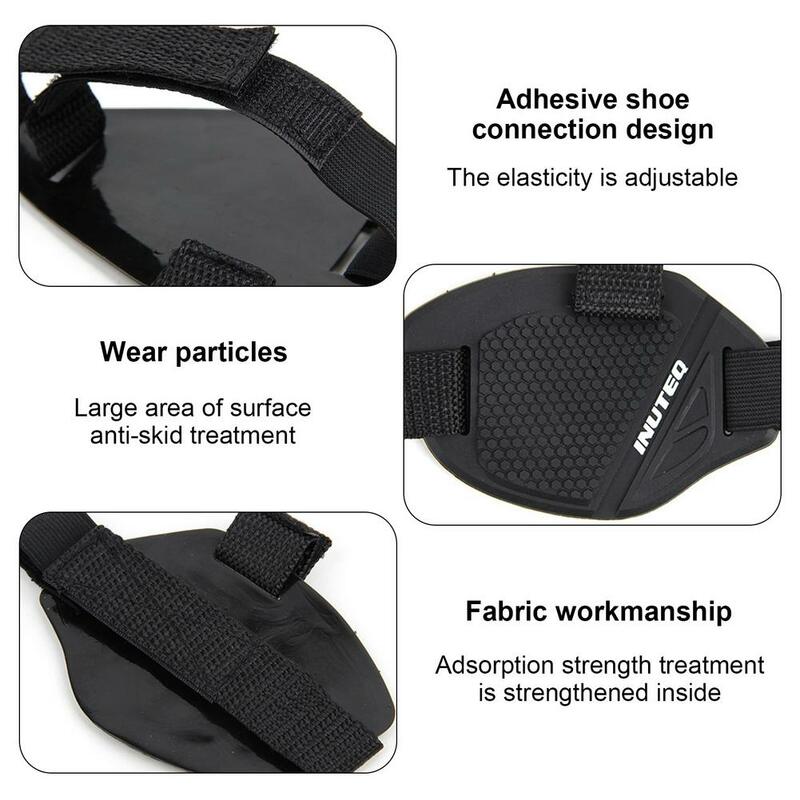 Protecteur de chaussure en caoutchouc de pédale de levier de vitesse de moto, repose-pieds, gel Parker, protection de botte universelle, protection de manette de vitesse