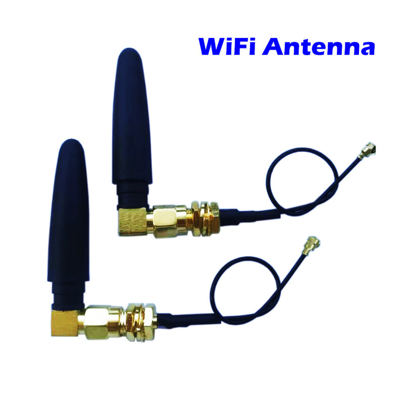 Беспроводной Bluetooth-роутер с антенной 2,4 gwifi 433 МГц, изогнутый штекер SMA, всенаправленная внешняя клеевая антенна с высоким коэффициентом усиления