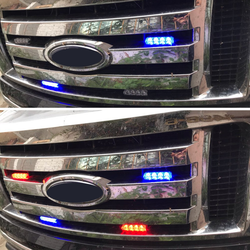 4x4LED bezprzewodowy pilot 12V stroboskopy światło stroboskopowe błysk Fso światło policyjne migające światło do ciężarówki samochodowe LED DRL ambulans akcesoria