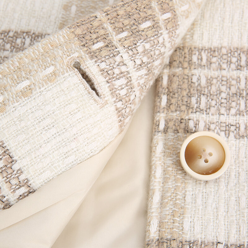 Pudi-abrigo de piel auténtica de visón para mujer, Chaqueta larga de talla grande, mezcla de lana, gabardina, Z21010, 2021 Ins