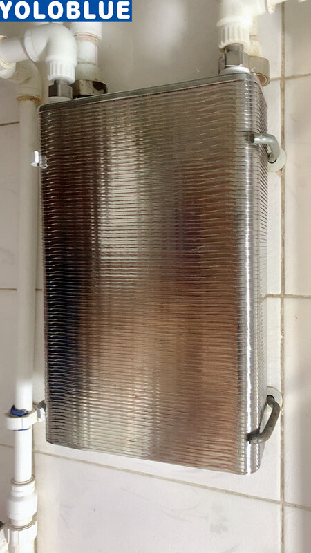 80 placas de aço inoxidável trocador de calor soldadas placa tipo aquecedor de água sus304