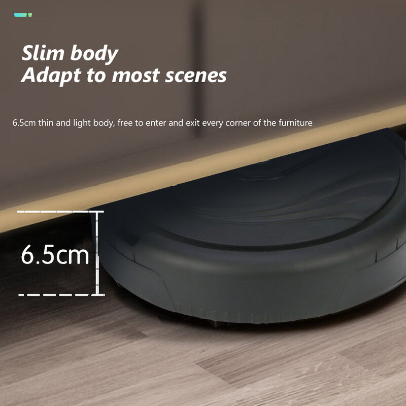 New Smart Automatic Sweeping Robot Home Floor Edge Dust Cleaning No Suction Sweeper is Specially Designed for Household Cleaning