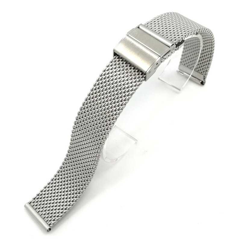 Cinta de alta qualidade para a marca pulseira de relógio universal malha 18mm 20mm 22mm pulseira de relógio de aço inoxidável