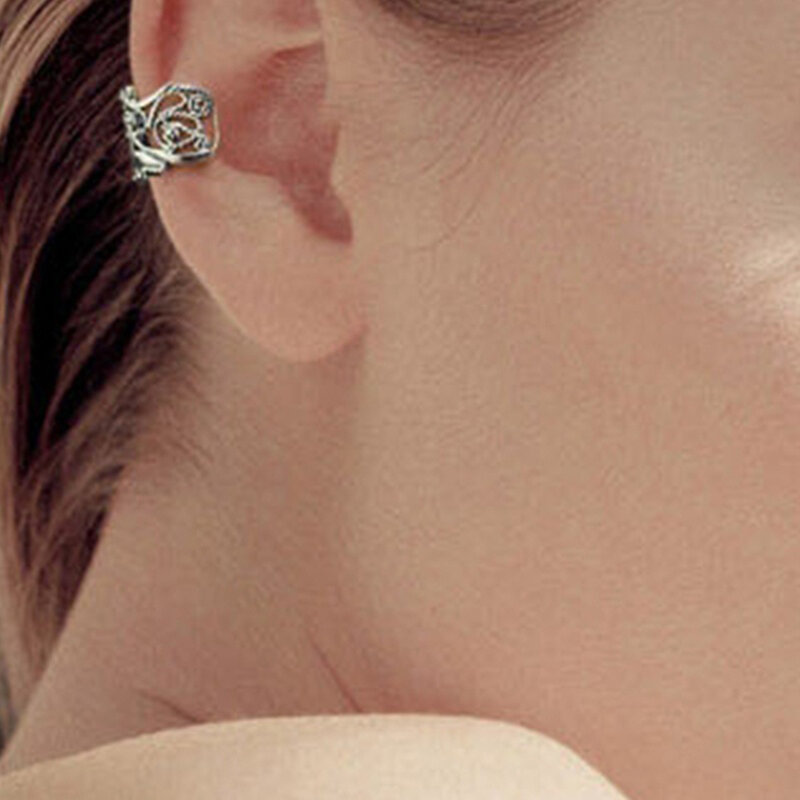 2020 New Fashion Female Jewelry Punk Rock Earring Clip Cuff Wrap Earrings No piercing-Clip On Gold Earings Beautiful gift