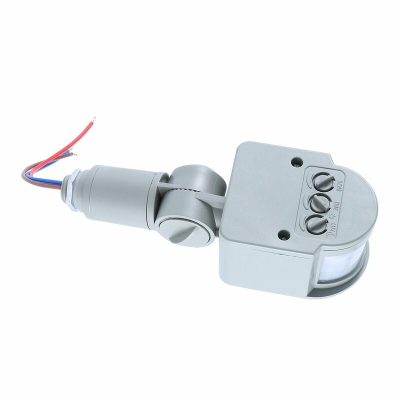 Novo interruptor de luz led com sensor de movimento automático, para áreas internas e externas, 5w-100w, ac 220v