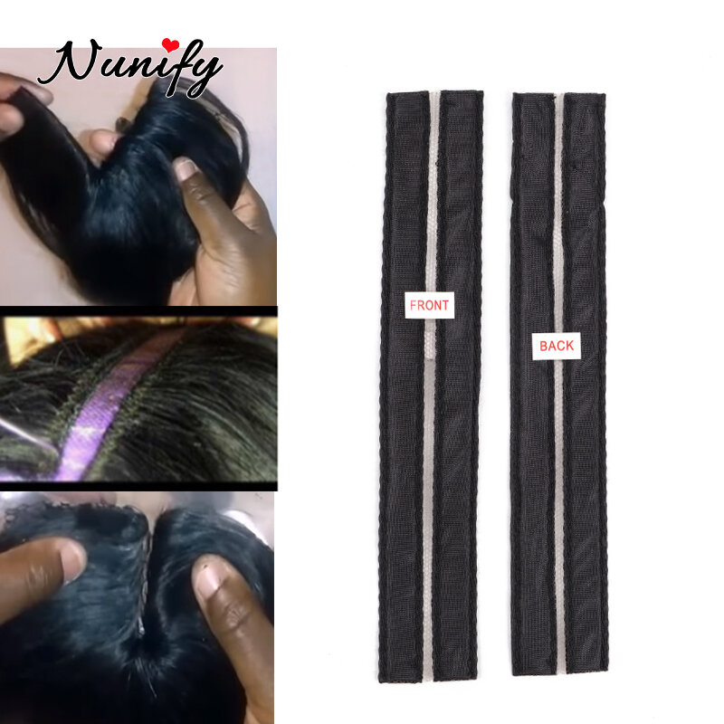 Dahify-Filet de dentelle suisse noir pour cheveux Remy, accessoires de cheveux confortables et invisibles, outils de fermeture de perruque à la mode