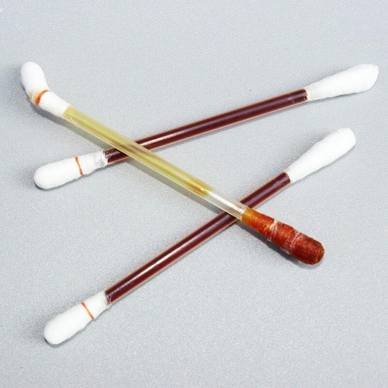 15pcs/pack piece Disposable medical iodine cotton stick iodine disinfected cotton swab climbing aid first aid kit supplies