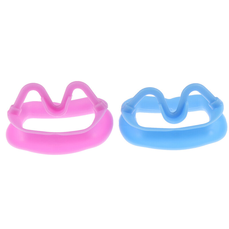 Abridor de boca de silicona suave, Retractor Intraoral de mejillas y labios, cuidado bucal, 1 unidad