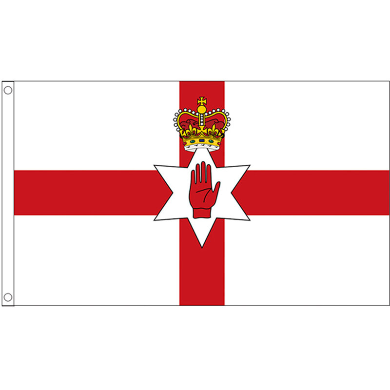 100ปี Northern Ireland National Flags North ไอร์แลนด์โพลีเอสเตอร์แขวนธงสำหรับตกแต่ง Party 60x9 0ซม./90x15 0ซม./120x180cm