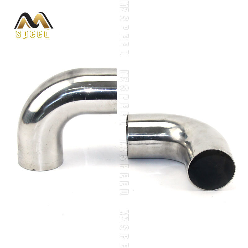 1PCS car accessories Automobile exhaust pipe muffler turns into stainless steel elbow 90 degree Angle pipe to reduce diameter
