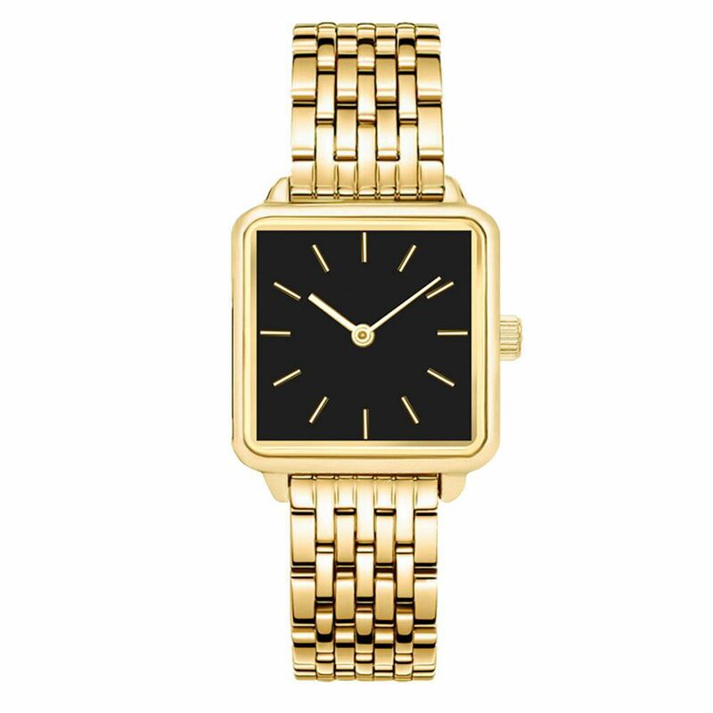 Reloj de cuarzo de moda Casual POFUNUO relojes de mujer de marca de lujo superior reloj de pulsera de mujer