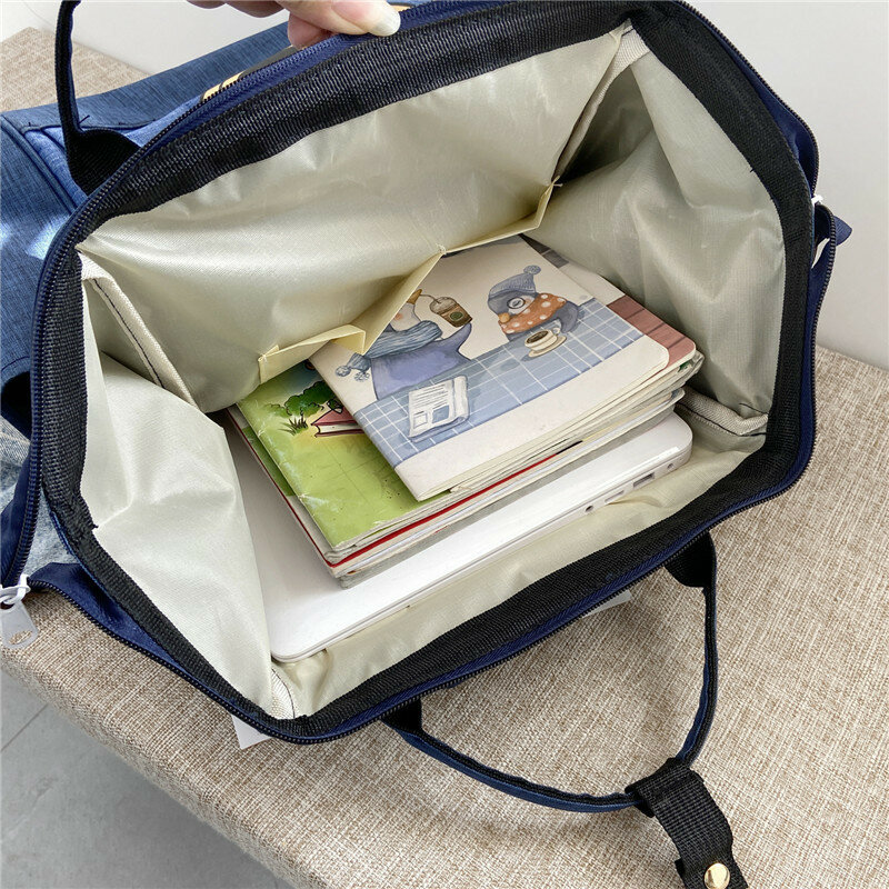 디즈니 미키 마우스 배낭 다기능 대용량 배낭 기저귀 가방 방수 남성 여성 숄더 가방 여행 가방