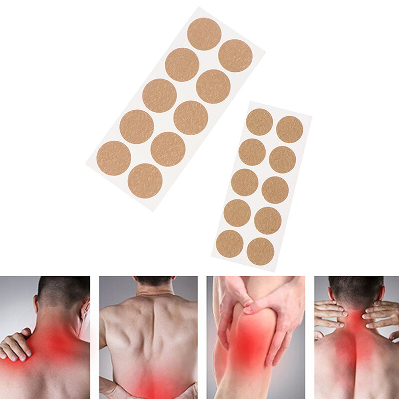 10Pcs 21Mm Geen Magnetische Patches Stickers Magneet Body Pijnbestrijding Natuurlijke Acupunt