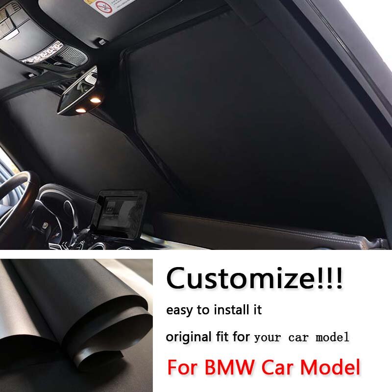 Customize original fit  Foldable Heat Insulation Car Windshield Sunshade UV sun shade Cover For BMW 5 Series F10 2010-2016