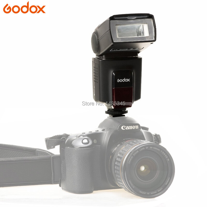 Godox TT520 II Flash TT520II with Build-in 433MHz Wireless Signal w Color Filter Kit for Canon Nikon Pentax Olympus DSLR Cameras