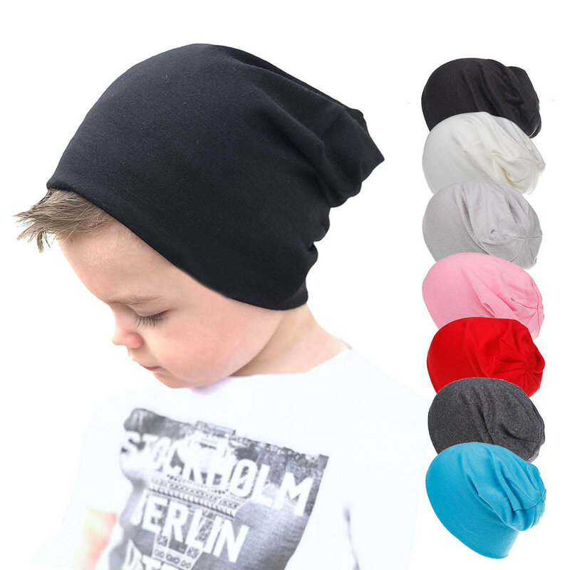 New Fashion Baby Street Dance Hip Hop Hat Spring Autumn Baby Hat Scarf for baby Knitted Cap Winter Warm Solid Color Children Hat