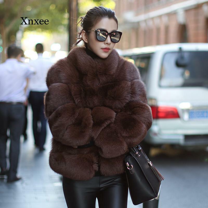 Теплая пушистая куртка, зимняя утолщенная теплая куртка из искусственного меха с воротником-стойкой, женское Новое роскошное плюшевое пальто, зимняя одежда, модные топы
