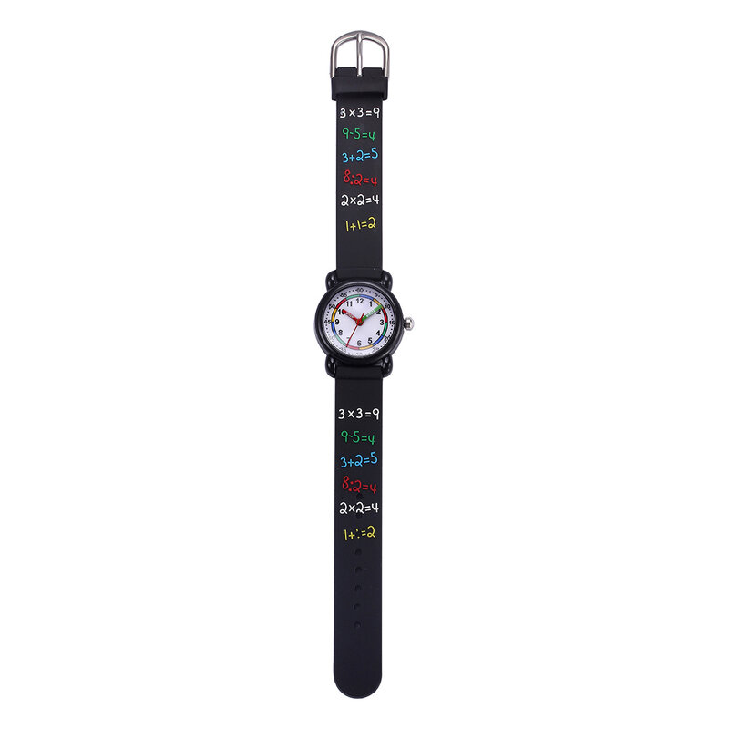 Детские брендовые Мультяшные часы, водонепроницаемые наручные часы с цветным циферблатом для учеников начальной школы, спортивные часы, подарок на Рождество
