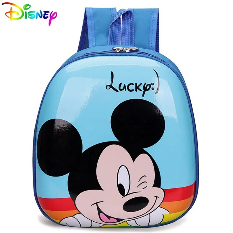 Disney crianças mochila para crianças dos desenhos animados mickey minnie encantador jardim de infância saco de escola meninos meninas bonito padrão de viagem mochila