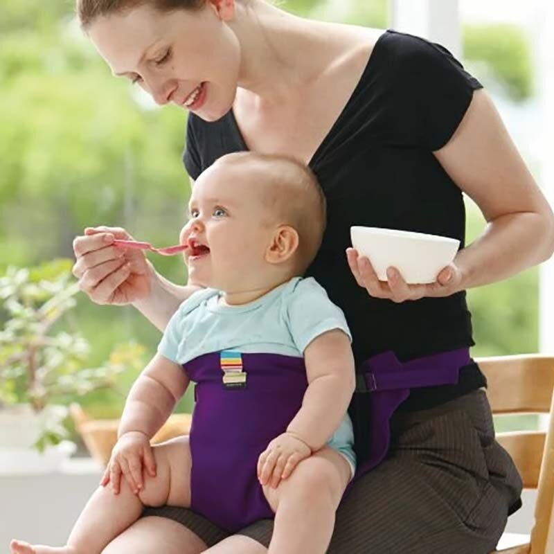 Cinturones de Seguridad para asiento de bebé, envoltura para niños, plegable, portátil, para viaje, comedor, almuerzo, silla auxiliar de alimentación
