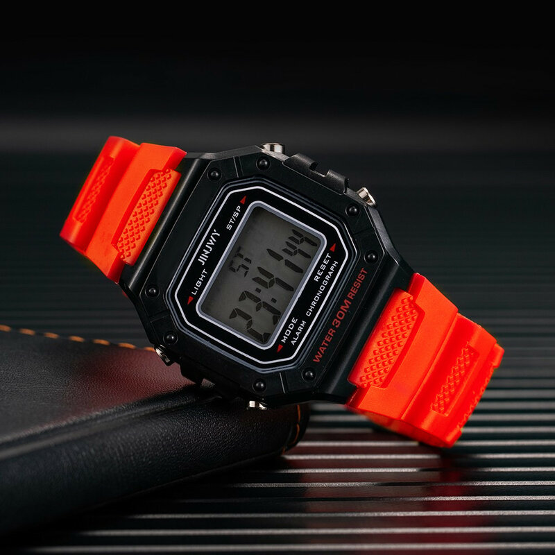 Zegarek dla dzieci 2024 zegar elektroniczny Zegarek sportowy dla dzieci zegarki cyfrowe budzik Montre Homme Zegarek Zegarek Led