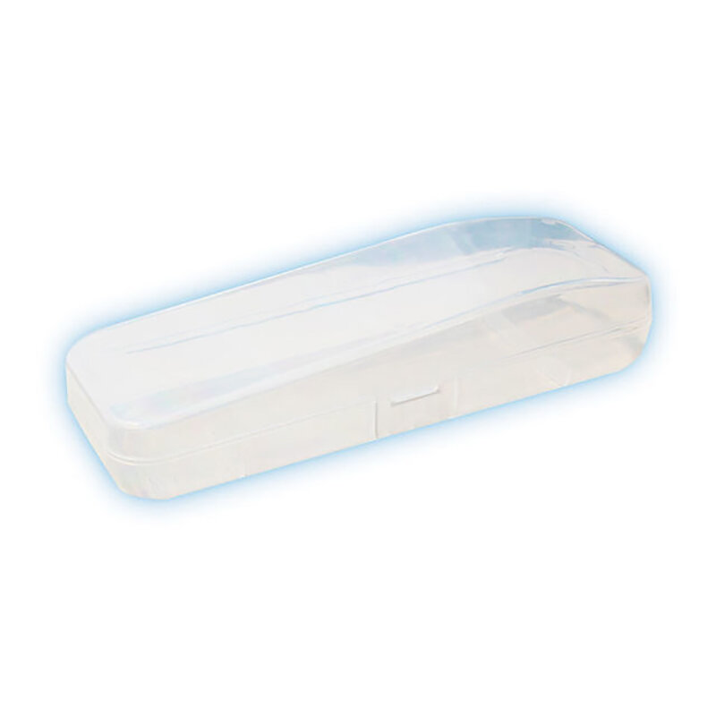 Caja de almacenamiento transparente para cuchillos, caja de plástico para viaje, embalaje para hotel, material PP