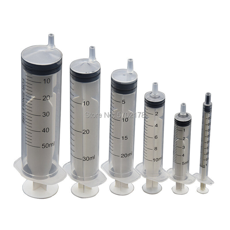 Plastic syringe needleless syringe 1/3/5/10/20/30/50/100/ml