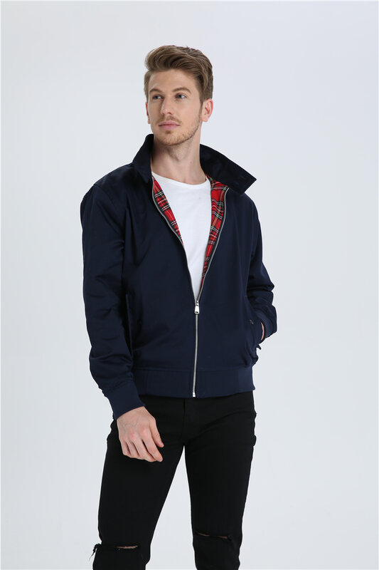 면 / 폴리 에스터 euroupean 크기 봄 가을 야외 패션 솔리드 대표팀 폭격기 재킷 남성 작업 재킷