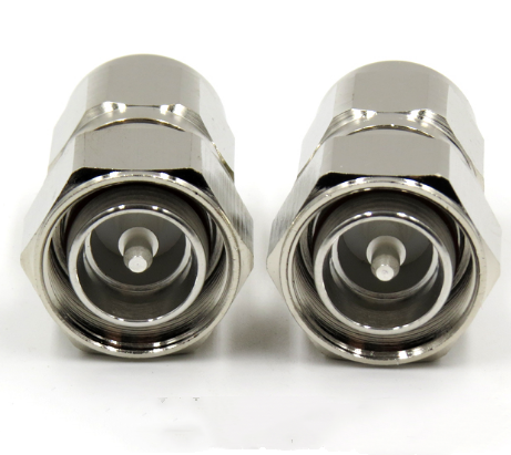 Connecteurs d'adaptateur Coaxial RF mâle à N mâle, Mini Din 4.3, 2 pièces