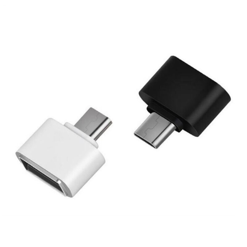 1/2 Buah Universal Usb Ke Tipe C Adaptor/V8 OTG Converter untuk Android Mobile Mini Type-c Jack Splitter Smartphone USB C Konektor