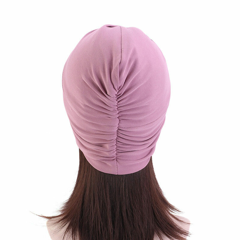 2020 nowych moda bandany kobiety Turban muzułmański kapelusz Twist hidżab czapeczka dziecięca dorosły kapelusz po chemioterapii stałe fałdy nakrętka Twist kobiety Turban Hot