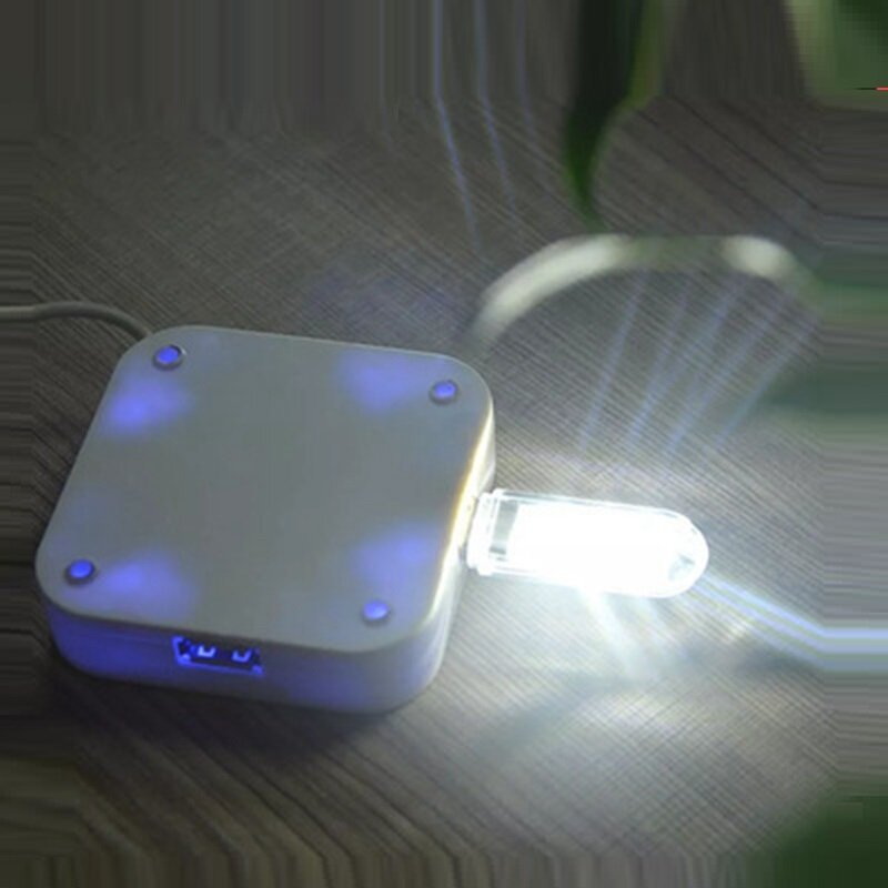 Миниатюрный светодиодный светильник для чтения с USB, ультраяркая лампа для чтения, светодиодная лампа SMD, светильник внешнего аккумулятора, ПК, ноутбука, DC5V 3000-6500K